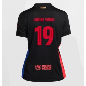 Barcelona Lamine Yamal #19 Bortatröja Kvinnor 2024-25 Kortärmad